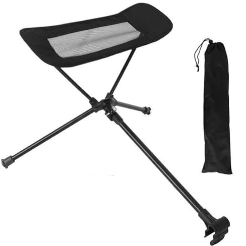 Universeller Campingstuhl Fußstütze Ottomane Faltbare Ansteckbare Beinfußstütze Liegestuhl Lazy Zubehör für Outdoor Ausziehbare Hocker Strandstuhl