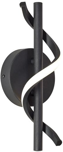 Brilliant Lampe Eunice LED Wandleuchte schwarz matt schwarz 7,5 W LED integriert