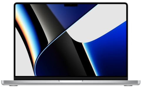 2021 Apple MacBook Pro with Apple M1 Chip (14-inch, 16GB RAM, 1TB SSD Storage) (QWERTY English) Silver (Renewed)
