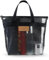 Molain Tragbare Duschtasche, Mesh Tragetasche mit Reißverschluss, Multifunktionale Strandtasche Schnelltrocknende Faltbare Tasche Duschtasche für Fitnessstudio Duschraum Strand(schwarz)