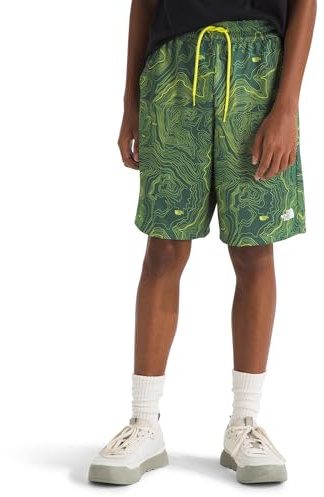 THE NORTH FACE NF0A86U464T B Never Stop Short Shorts Unisex Duck Green TNF TOPO PRI Größe L