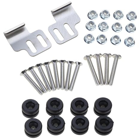 Hkfgdjdl Fixation pour valises latérales de moto - Fixation de coffre - Vis - Boulon - Barres de support pour cadre de moto
