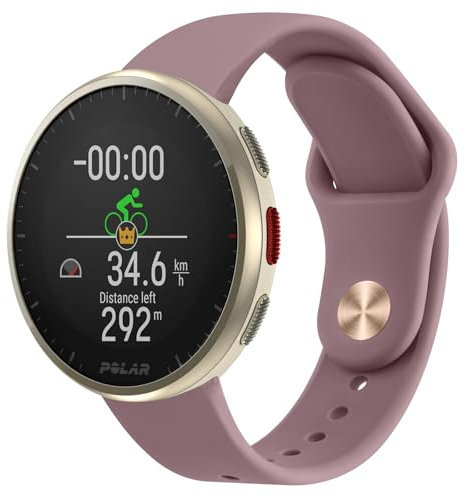Amzpas Armband Kompatibel mit Polar Pacer Armband/Polar Pacer Pro/Polar ignite 2/ Polar ignite 3 Armbänder für Damen Herren, Silikon Uhrenarmband Wasserdichtes Sport Ersatzarmband, Rauch Violett