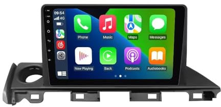 9 IPS Touch Screen Car Radio for Mazda 6 2016 2017 2018, Android 13 Stereo Upgrade with CarPlay, Android Auto, GPS Navigation, SWC, Rear View, Plug-and-Play Dash Kit(4Core 2+64GB)
