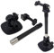 Flexible Adhesive Sticky Camera Mount and Extension Pole Suitable For GoPro Go Pro Insta 360 Action Cam Rubber Bendable Curved Surface Mounting for Cycle and Motorcycle Helmet Mud Guard Petrol Tank