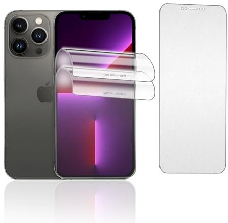 KoasVonson Matte Screen Protector for iPhone 13 Pro Max, Pack of 2, Anti-Glare TPU Screen Protector, Anti-Glare Screen, Hydrogel Film, Anti-Fingerprint, Anti-Bubble, Bubble-Free, Flexible