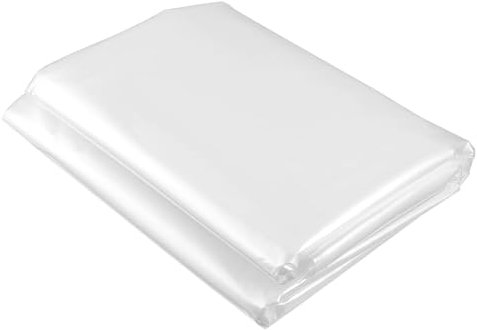 KZQXXT Gewächshausfolie 2X5M Polyethylenfolie Transparent Gewächshausfolie Extra Dick Reißfest Folie Kunststoffplatten für Bauernhöfe, Gärten, Gartenarbeit Treibhaus Folientunnel