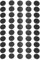 50Pcs Speaker Isolation Pads, EVA Foam Anti Vibration Sound Isolation Feet for Subwoofer Anti Vibration Pads, with Self Adhesive, Prevent Falling Off