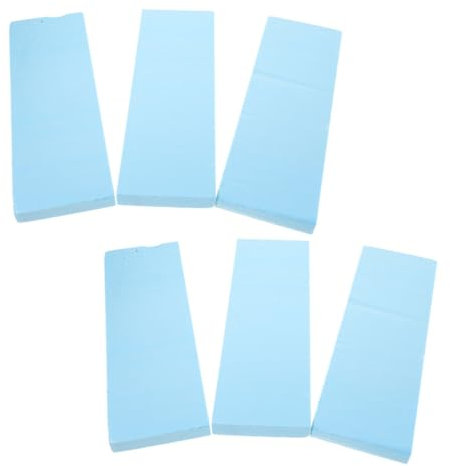 Housoutil 6piezas Láminas De Espuma Alta Densidad Para Manualidades Planchas De Poliestireno Para Esculpir