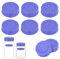 6pcs Baby Bottle Caps Compatible with Pigeon & Lansinoh Bottles, Travel and Storage Bottle Lids Replacement (Purple)