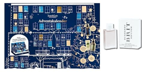 Jean&Len Adventskalender 2025 Unisex, Exklusiven Limited Editions, Gesichtspflege, Haarpflege, Advent Kalender Beauty für Herren und Damen, Advent Calendar, Weihnachtskalender 2025 (Wert 250€)