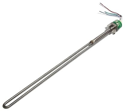 CSFFA Elemento riscaldante for scaldabagno solare elettrico da 220 V, filettatura G3/4, 25 mm, 1,5 kW, con tubo sonda