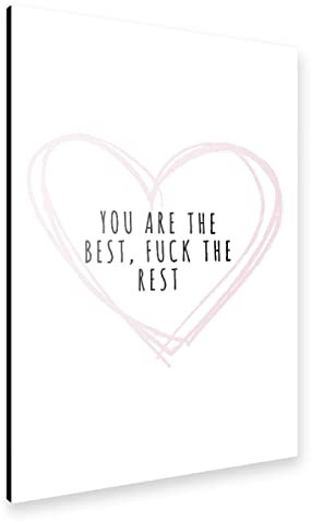 artboxONE Alu-Print 30x20 cm F*ck The Rest von Künstler AB1 Edition