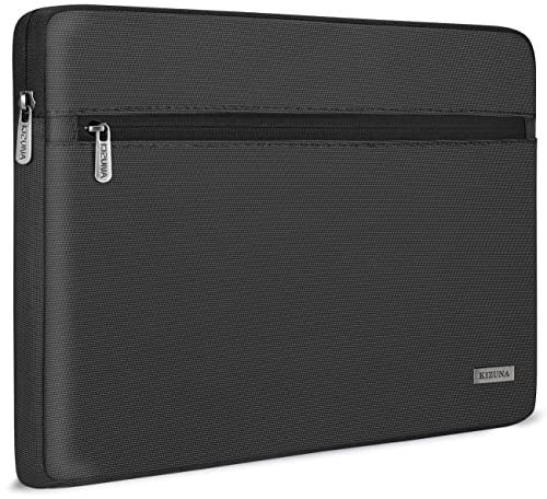 KIZUNA Notebook Tasche 11 Zoll Laptop Hülle Sleeve Wasserdicht Case Für 13.3 Macbook Air M1 2020/13 Surface Pro 8/Neu 12 MacBook/12.9 iPad Pro 2020/Dell XPS 13/12.4 Samsung Galaxy Tab S7+,Schwarz