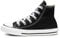 CONVERSE Youths Chuck Taylor All Star Hi Sneaker, Black, 34 EU