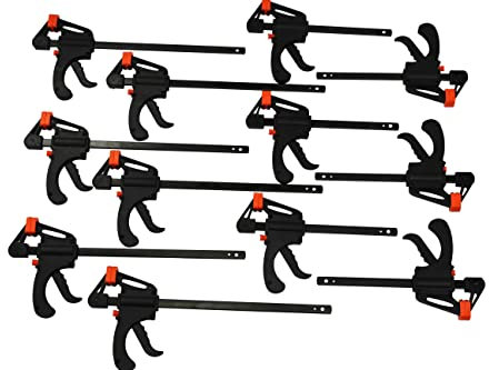 12 x Einhandzwinge 150x60 + 300x60 Klemmzwinge Schnellspannzwinge Schraubzwinge