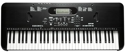 Kurzweil KP70, Keyboard, 61 leichtgewichtete Tasten mit Anschlagdynamik