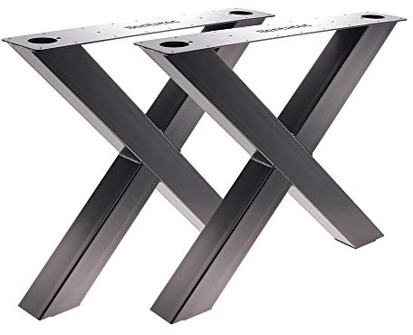 Bentatec 2 Stück Tischgestell X100/100 (Schwarz)