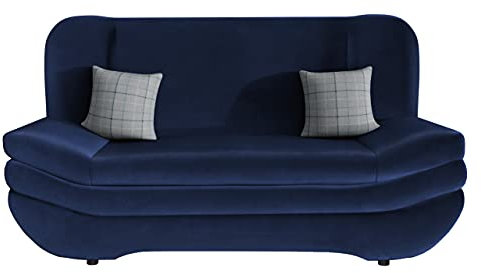 Mirjan24 Sofa Weronika mit Bettkasten und Schlaffunktion, Schlafsofa, Große Farb- und Materialauswahl, Couch vom Hersteller, Wohnlandschaft (Magic Ve. 2216 + Magic Ve. 2216 + Senegal 818.)