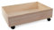 Holzfee Holzkiste 60 x 40 cm mit Rollen Unter-Bett Kiste Holz (Höhe 19 cm)