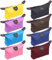 INHEMING Trousse de Toilette, Sacs à Cosmétiques de Voyage Imperméable, Sac à Maquillage en Nylon pour Accessoires et Articles de Toilette pour Femmes,Lot de 8