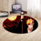 Anime Teppich Teppich Hitsugaya Toshiro Anime Rund Teppich Teppich 3D Teppich Rutschfest Teppich für Zuhause Schlafzimmer Wohnzimmer