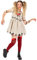 Funidelia | Voodoo-Puppen Kostüm für Damen Horror, Halloween, Puppe, Marionette & Kasper - Kostüm für Erwachsene & Verkleidung für Partys, Karneval & Halloween - Größe L - Weiß