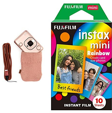 LiPlay Zubehör-Set & Fujifilm Instax Mini Instant Film, Regenbogen, Einzelpackung