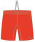 HEAD CLUB Shorts M, tomato, L