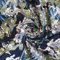 Tissu de matelassage 100 % coton métallisé motif dragon japonais paon 147,3 cm (prédécoupé au mètre) (dragon chinois noir)