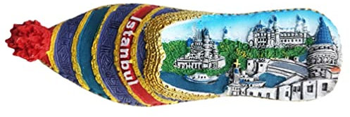 Istanbul Türkei 3D Kühlschrankmagnet Souvenir Geschenk, Kunstharz, handgefertigt, Istanbul Kühlschrankmagnet, Heim- und Küchendekoration, Kollektion