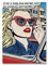 UDERUI Roy Lichtenstein Poster Rote Lippen Mädchen Drucke Roy Lichtenstein Wandkunst Roy Lichtenstein Leinwandgemälde Für Wanddekoration Bild 50x70cm Kein Rahmen