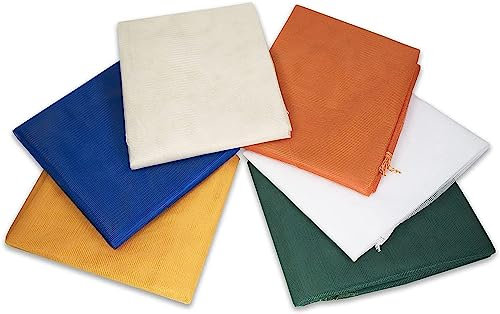 Corredocasa Tenda Zanzariera con Anelli Porta Finestra da Esterno Balcone Tinta Unita Porte Insetti Moschiera Anti Mosche Zanzare Insetti Rete Fitta Terrazzi Balcone Giardino cm 150x250 (Bianco)