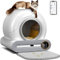 RETRIN Pet Lettiera Gatto Autopulente,Lettiera Automatica per Gatti Intelligente,Sicurezza,Controllo App Cassetta per Gatti Abilitata WiFi,con Sacchi Spazzatura/Tappetini,Pulizia Facile