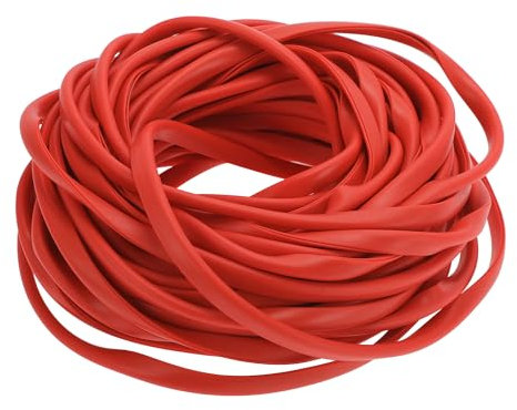 INFINAUTO Protectores Universales Para Bordes De Puertas De Coche Exterior 39.37Ft Protector De Arañazos En Forma De U De Pvc Rojo 1 Pc