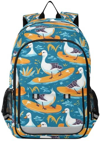 Mnsruu Skateboard-Rucksack für Jungen und Mädchen, Studenten, Schule, Büchertasche, Reise-Tagesrucksack, mehrfarbig, One size