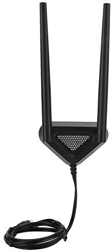 ZAICOLER Rp-SMA Extension Cable, Antenna Base with 1.1m Extension Cable Router Antenna Wifi Cable Extender SMA Antenna Base (Extension cord base + 8DB antenna)