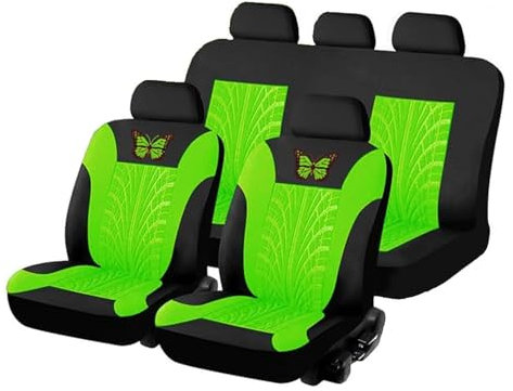 9 Stück Auto Sitzbezüge Sets FüR Fiat Tipo/Tipo S/Tipo Kombi/Tipo Sport/Tipo Cross/Tipo Fließheck/Tipo City Sport/Tipo Kombi City Sport, Full Set Auto Sitzbezüge Atmungsaktiv Auto Innenraum Zubehör