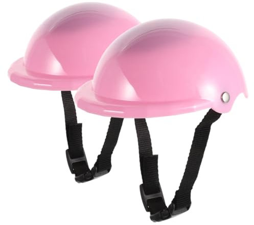 PERSELOSO 2 Stück Fahrradhelm Puppen-fahrradhelm 18-Zoll-puppenhelm Idealer Sicherheits-Rad-Skating-Roller-Helm Für Roller-Abenteuer Und Sportliche Aktivitäten