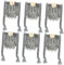 VANZACK Diy Gnome Beard Craft Fluffy Moustache Stick for Men Long Beard Costume Fake