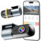 Hikvision Dashcam Auto, 1080P FHD Dash cam mit Nachtsicht, WiFi-App-Steuerung, G-Sensor, Loop-Aufnahme, 360° Drehbare Mini Auto Kamera, erweiterbar bis 256GB – Sichere Fahrten bei Tag und Nacht (D1)