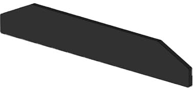 Kaminrost/Stehrost 261 x 40 x 4 mm passend für Fireplace ** Kaminöfen inkl. Modellübersicht - Ascherost Kamin aus massivem Stahl - Feuerrost feuerfest & hitzebeständig