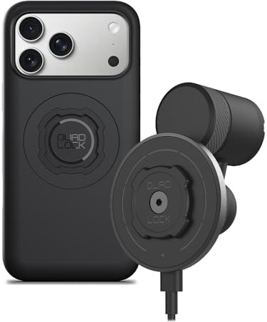 QUADLOCK Vent Car Phone Holder Kit with MAG Wireless Charging Head V2 and MAG Phone Case for iPhone 17 Pro Max