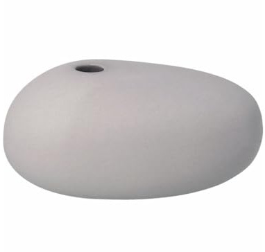 räder Vase Kiesel Naturelemente – Moderne Deko-Vase aus Steinzeug – Organische Form & Unglasierte Haptik