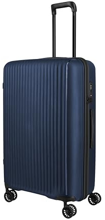 Travelite Hartschalenkoffer SKYMATE Größe L, Stabiler Trolley aus Polypropylen, mit TSA-Zahlenschloss, 4 Doppelrollen, großer Reisekoffer, 50 x 75 x 29 cm, 92 L, 3,2 kg
