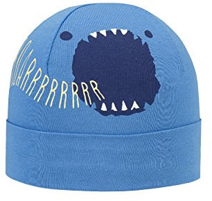 Döll Jungen Topfmütze Jersey Mütze, Blau (Mediterranian 3028), S (Herstellergröße: 49)