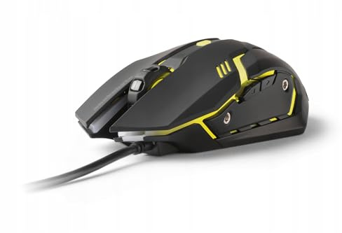 snakebyte PC GAME:MOUSE - optische LED USB Wired Gaming Maus / hohe Präzision (Beschleunigung 8G) / optischer Sensor bis zu 2400DPI / reibungsarme Gleitfläche / ergonomisches Design