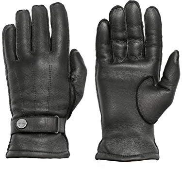 PEARLWOOD Herren Handschuhe Henry I aus Hirschleder I Schwarz Größe S