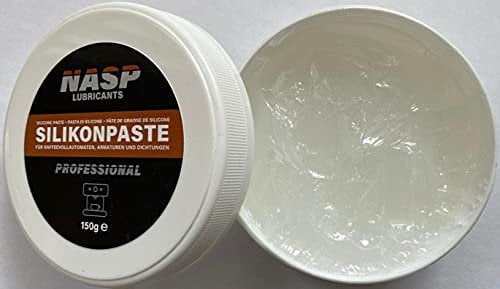 NASP Silikonfett Kaffeevollautomaten 150gr O-Ringe Armaturen Dichtungen transparent Schmierfett Kaffeemaschinen Gummipflege - Made in Germany