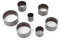 Ausstechform aus Leder, rund, 7 Stück, 20 – 50 mm, Stanzwerkzeug in runder Form, Stanzwerkzeug, Leder, rund, Set aus Leder